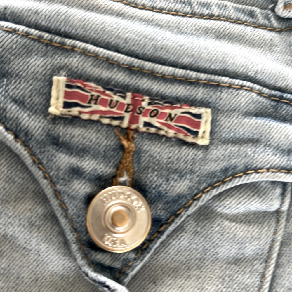 Hudson Girls shorts - light blue.  In great condition. No rips or stains.